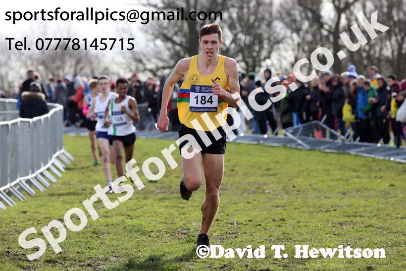 Mens under-20s 2019 British Athletics Inter Counties Cross Country, Prestwood Hall, Loughborough. Photo:  David T. Hewitson/Sports for All Pics